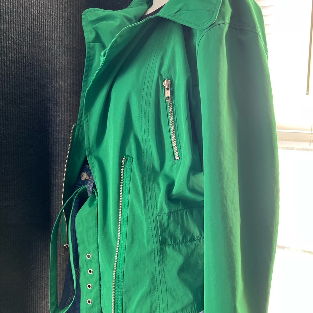 Express Vibrant Green Utility Jacket - image 2